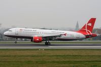 EP-FQP @ EBBR - Qeshm Air A320 landing in BRU - by FerryPNL