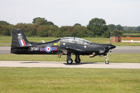 ZF287 @ EGXU - Shorts Tucano T1 ZF287 1 FTS RAF, Linton-on-Ouse 1/9/10 - by Grahame Wills