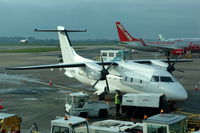 G-BYHG @ EGCC - On stand at Manchester. - by Graham Reeve