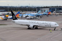 N76055 @ EGCC - Push back at Manchester. - by Graham Reeve