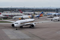 9V-SMN @ EGCC - Just landed at Manchester. - by Graham Reeve
