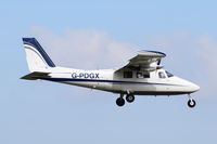 G-PDGX @ EGSH - Landing at Norwich. - by Graham Reeve