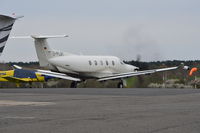 D-FLAT @ EGTF - Pilatus PC-12/47E departing Fairoaks. - by moxy