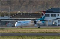 LX-LGM @ EDDR - De Havilland Canada DHC-8-402Q - by Jerzy Maciaszek