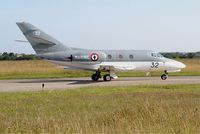 32 @ LFRJ - Dassault Falcon 10 MER, Taxiing, Landivisiau Naval Air Base (LFRJ) - by Yves-Q