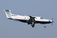 N138TV @ EGSH - Landing at Norwich. - by Graham Reeve