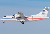F-OFSP @ CYQM - Arriving on a fuel stop enroute to YUL. - by Tim Lowe