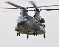 ZH904 @ EGFP - Visiting RAF Chinook helicopter upgraded to HC.5 standards. - by Roger Winser