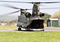 ZH891 @ EGFP - Visiting RAF Chinook helicopter. - by Roger Winser