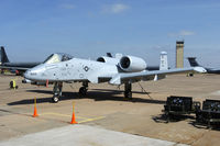 73-1665 @ KSPS - YA-10A on the Sheppard ramp as instr airframe - by Gerrit van de Veen
