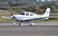 G-CTNG @ EGFH - Visiting SR20. - by Roger Winser
