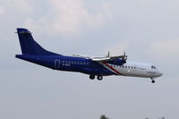 G-IACZ @ EGSH - Landing at Norwich. - by Graham Reeve