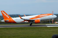 G-UZHW @ EGGD - Landing RWY 09 - by DominicHall