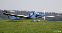 G-CEYN @ EGHL - In action @ Lasham - by Clive Pattle