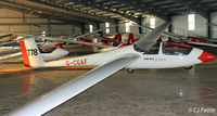 G-CGAF @ EGHL - Hangared @ Lasham - by Clive Pattle
