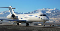 N2MG @ KRNO - Taxiing north on Charlie for a morning departure from 16L. - by Gary Schenauer