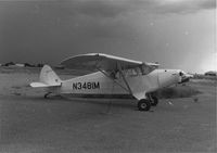 N3481M @ KTUS - Parked at Hudgins Air Service, KTUS, 1980, Owner Bill Barnitz,
O-290D2,  8,50x6 tires - by Bill Barnitz