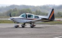 G-BIBT @ EGFH - Resident AA-5B Tiger. - by Roger Winser
