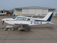 2-GOLD @ EGJB - On the west parking, Guernsey - by alanh