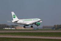 LZ-AWV @ NWI - Landing on Rwy 09 at NWI - by AirbusA320