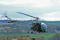HB-XJE @ LSZG - Leaving Grenchen - by sparrow9