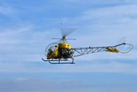 HB-XHB @ LSZG - Departing Grenchen. - by sparrow9