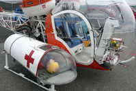 HB-XMG @ LSZG - The MEDEVAC-system in the early days.
