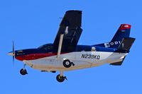 N239KQ @ KBOI - Landing RWY 28R. - by Gerald Howard