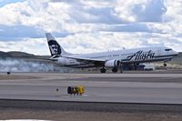 N403AS @ KBOI - Landing RWY 28R.