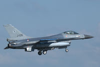 J-135 @ EHLW - Royal Netherlands Air Force F-16AM landing at Leeuwarden air base, Frisian Flag 2019 - by Van Propeller