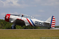 N60734 @ KLAL - North American SNJ-2 Texan  C/N 2032 - Geico Skytypers, N60734 - by Dariusz Jezewski www.FotoDj.com