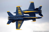 163462 @ KLAL - F/A-18C Hornet 163462 C/N 0683 from Blue Angels Demo Team  NAS Pensacola, FL