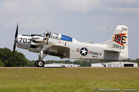 N65164 @ KLAL - Douglas EA-1E Skyraider  C/N 55-471DH, N65164 - by Dariusz Jezewski www.FotoDj.com