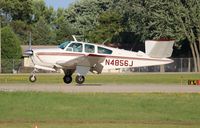 N4856J @ KOSH - Bonanza 35 - by Florida Metal