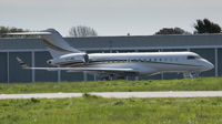 LX-JNC @ EGJB - Outside Aigle hangar, Guernsey, after reg change - by alanh
