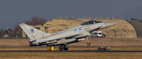 ZK332 @ EGXE - Arriving back at RAF Leeming.
