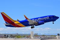 N444WN @ KBOI - Take off from RWY 28R.