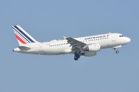 F-GRHV @ LFPG - Air France A319 departing - by FerryPNL