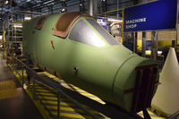 UNKNOWN @ EGLB - This TSR2 cockpit section was specially built by the BAC at Weybridge for thermal test work. Now on display at the Brooklands Museum. - by Graham Reeve