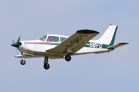 G-BBFD @ EGSH - Landing at Norwich. - by Graham Reeve