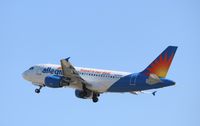 N306NV @ KFAT - Airbus A319-112 - by Mark Pasqualino