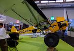 N162AW @ EDNY - Piper PA-18-150 Super Cub with Alaska bushwheels at the AERO 2019, Friedrichshafen - by Ingo Warnecke