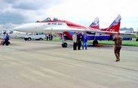 156 WHITE @ ZUK - Zhukowsky Air Show Moscow 23.8.2003 - by leo larsen