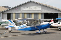 N151BH @ SZP - 2008 American Champion 8KCAB SUPER DECATHLON, Lycoming AEIO-360-H1B 180 Hp, at CP Aviation for its Annual Inspection. - by Doug Robertson