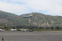 N485 @ SZP - 1959 Cessna 180B, Continental O-470 230 Hp, takeoff climb Rwy 22 - by Doug Robertson