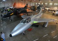 G-BVGH - Off airport. Former RAF Hunter aircraft XL573 on display at the South Wales Aviation Museum, Picketston Business Park, Saint Athan, Wales, UK. - by Roger Winser