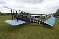 G-EMSY @ EGHP - De Havilland DH-82A Tiger Moth at Popham. - by moxy