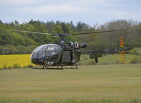 2-ALOU @ EGHP - Sud Aviation Alouette AH.2 at Popham. Ex G-CICS and XR379 - by moxy
