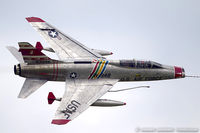 N2011V @ KYIP - North American F-100F Super Sabre  C/N 243-224, N2011V