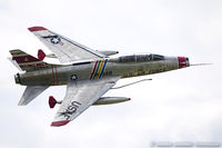 N2011V @ KYIP - North American F-100F Super Sabre  C/N 243-224, N2011V
